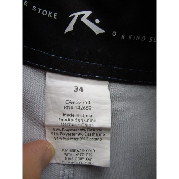 Rusty Swim Trunks 34 Cargo Board Shorts Bathing Suit Surf Lace Up Logo - Picture 7 of 10